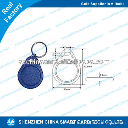 Cheap ABS Contactless RFID Tag 125KHz With Metal Ring